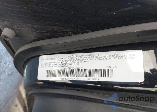 4S4BP60CX87337792: 42893607