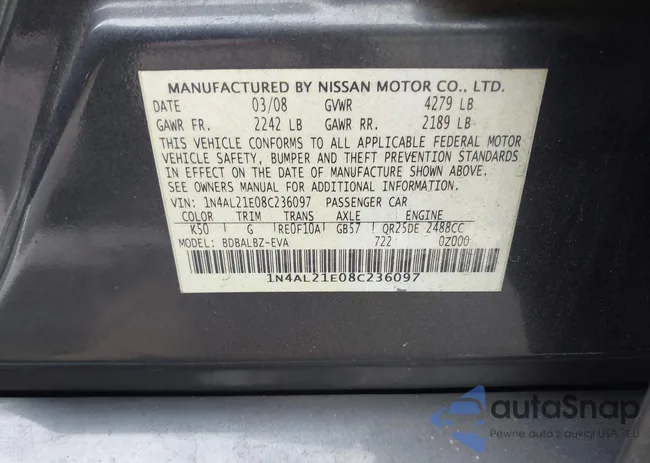 1N4AL21E08C236097: 42894895