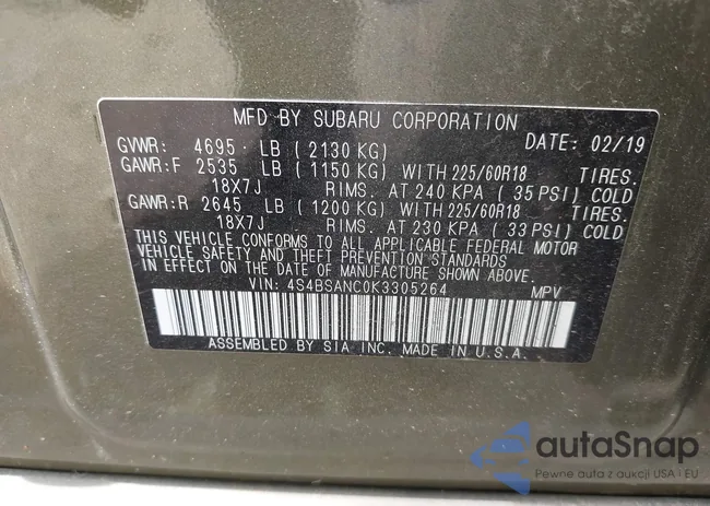 4S4BSANC0K3305264: 42895013