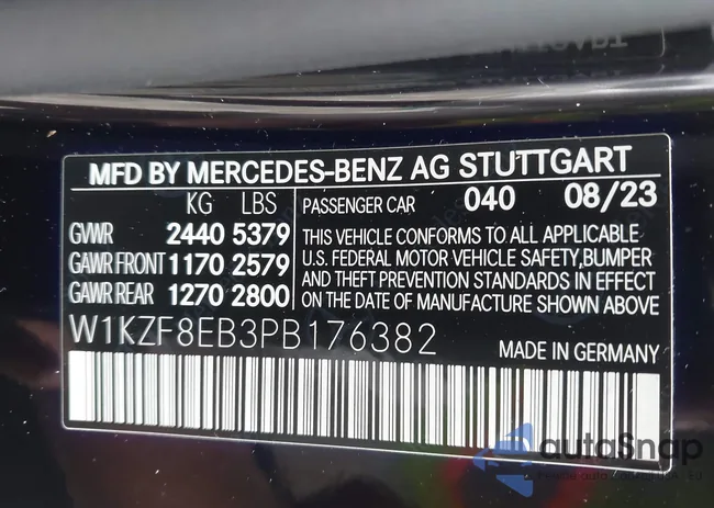 W1KZF8EB3PB176382: 42894528