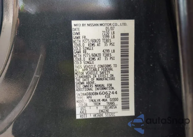 5N1BA08D08N606244: 42895847