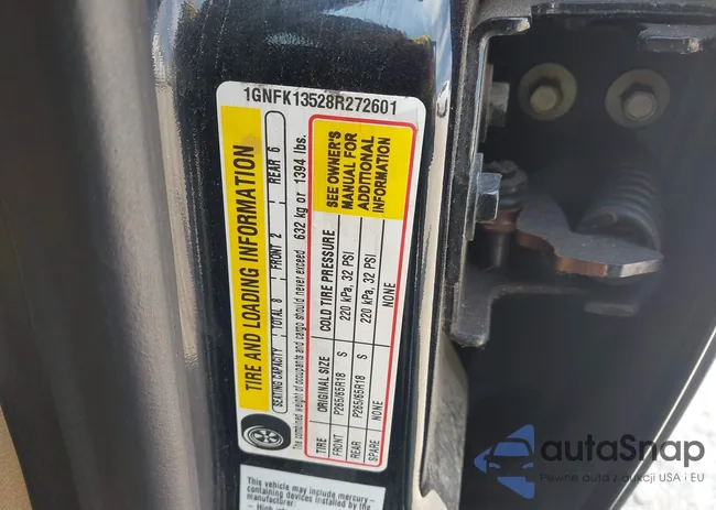 1GNFK13528R272601: 42895927