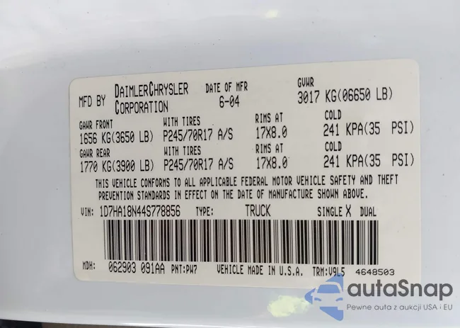 1D7HA18N44S778856: 42896113