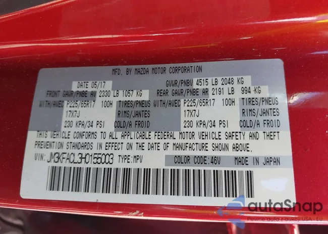 JM3KFACL3H0155003: 42896736