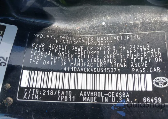 4T1DAACK4SU515074: 42896751