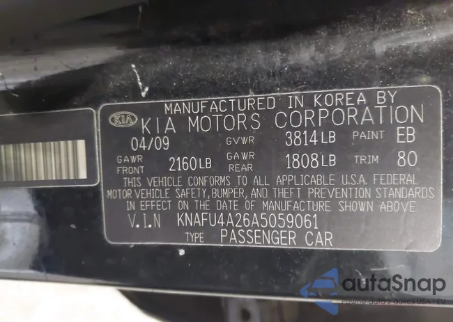 KNAFU4A26A5059061: 42896791