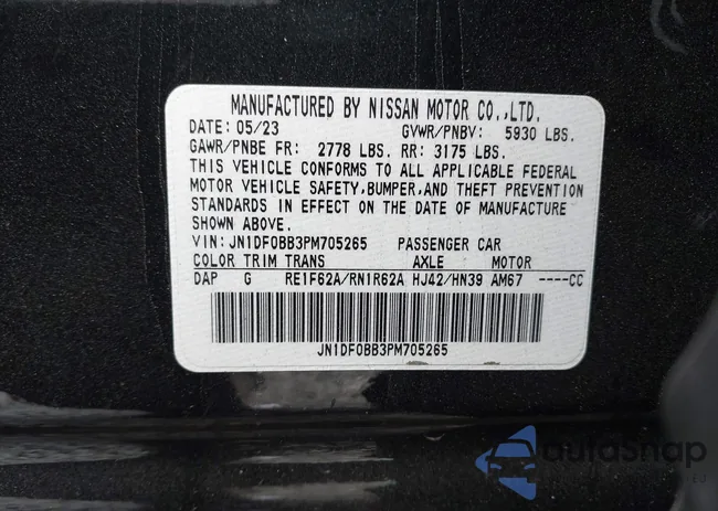 JN1DF0BB3PM705265: 42896830