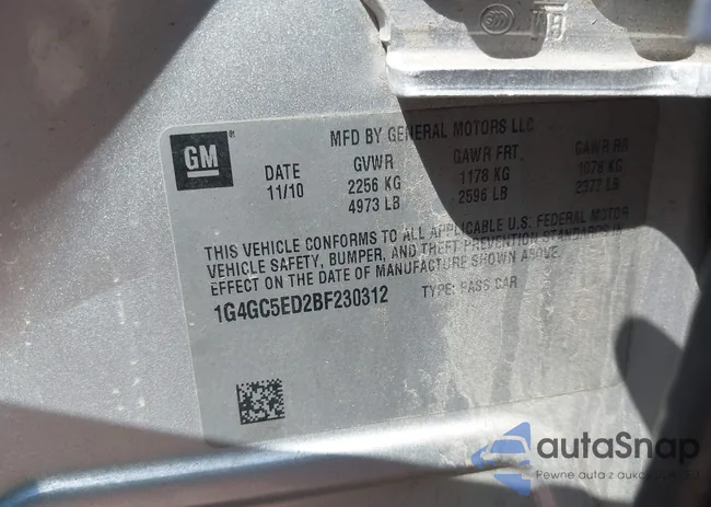 1G4GC5ED2BF230312: 42896918