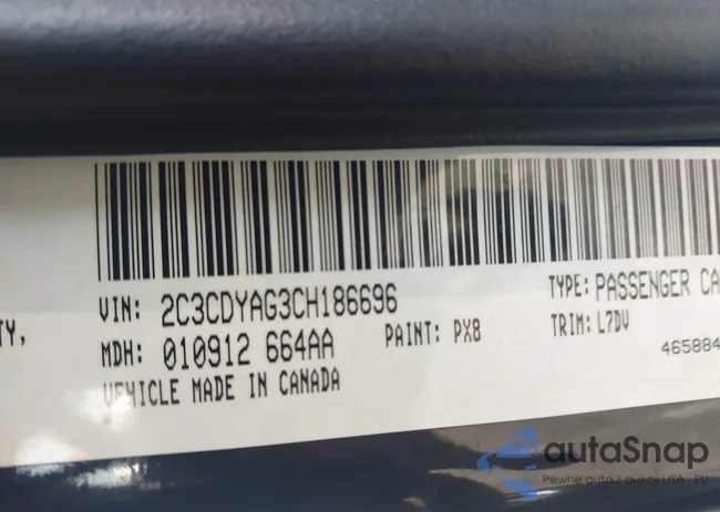 2C3CDYAG3CH186696: 42896934