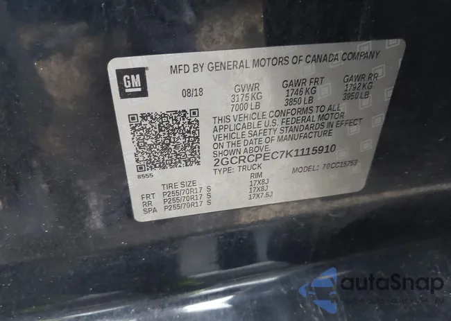 2GCRCPEC7K1115910: 42897066