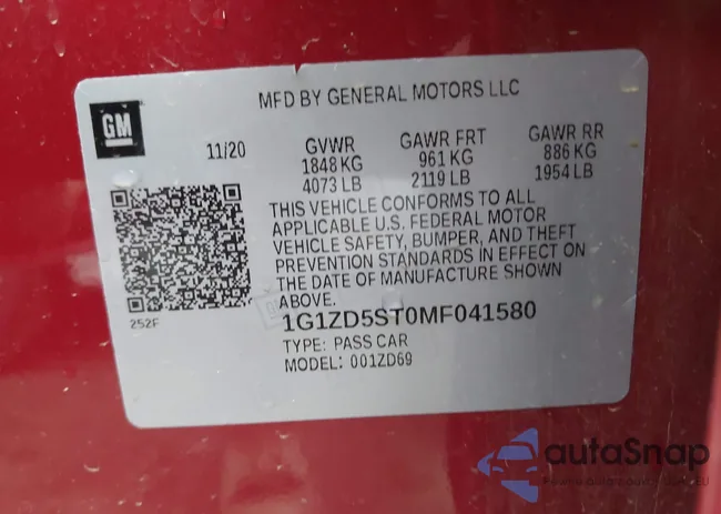 1G1ZD5ST0MF041580: 42896379