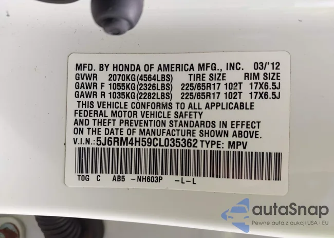 5J6RM4H59CL035362: 42897706
