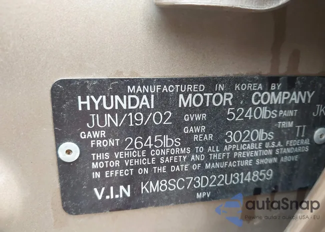 KM8SC73D22U314859: 42897985