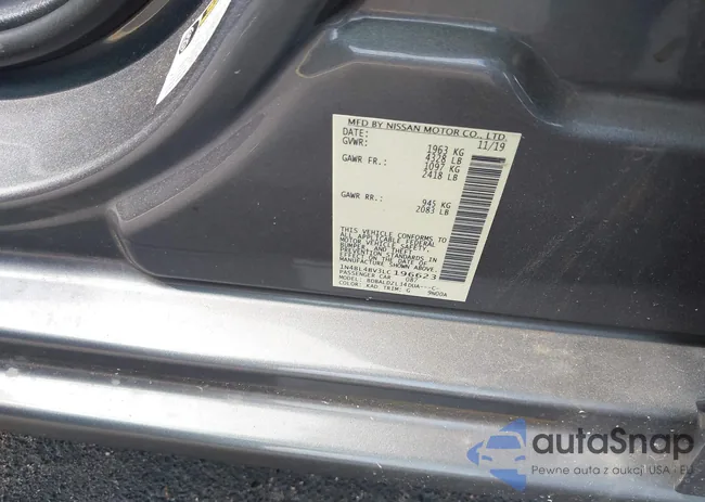 1N4BL4BV3LC196623: 42898054