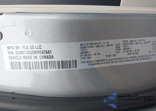 2C4RC1DG0MR547681: 42897601