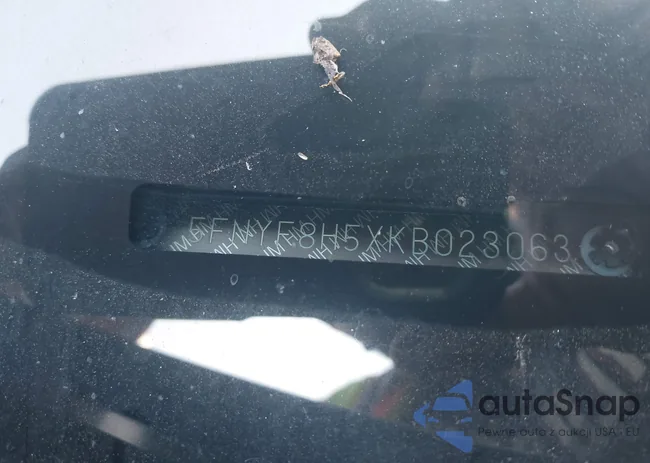 5FNYF8H5XKB023063: 42897657