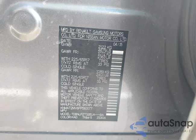 KNMAT2MV6FP563177: 42898769