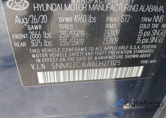 5NMS3CAA6LH271125: 42898872
