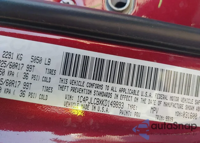 1C4PJLCBXKD149893: 42898922