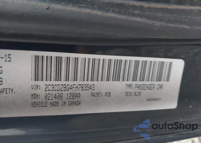 2C3CDZBG4FH783543: 42899252