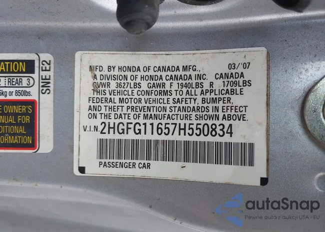 2HGFG11657H550834: 42899808