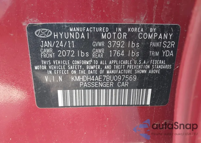 KMHDH4AE7BU097569: 42899930