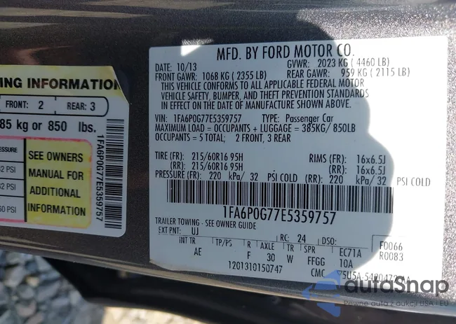 1FA6P0G77E5359757: 42900123