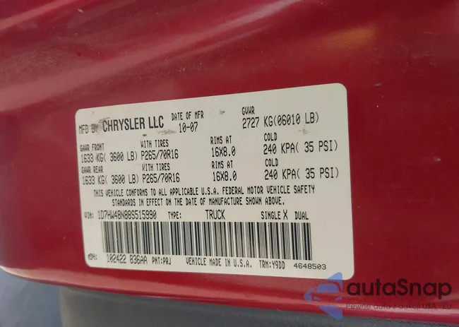 1D7HW48N88S515990: 42899327