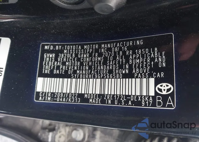 5YFBURHE9GP566580: 42899471