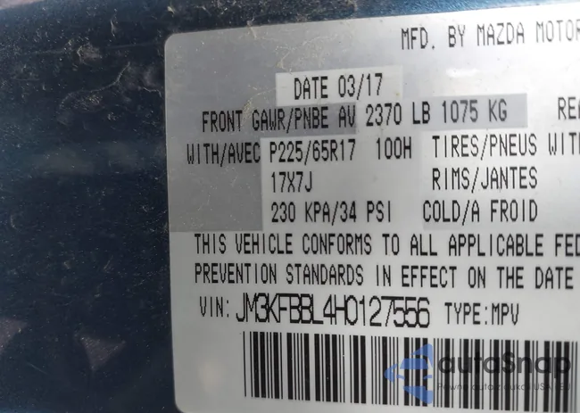 JM3KFBBL4H0127556: 42899565