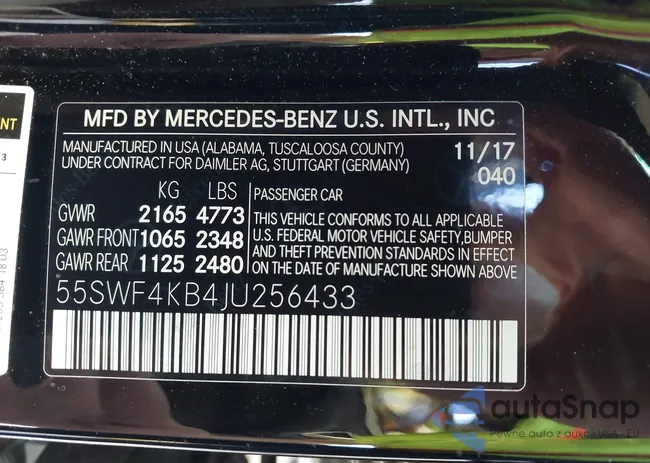 55SWF4KB4JU256433: 42900703