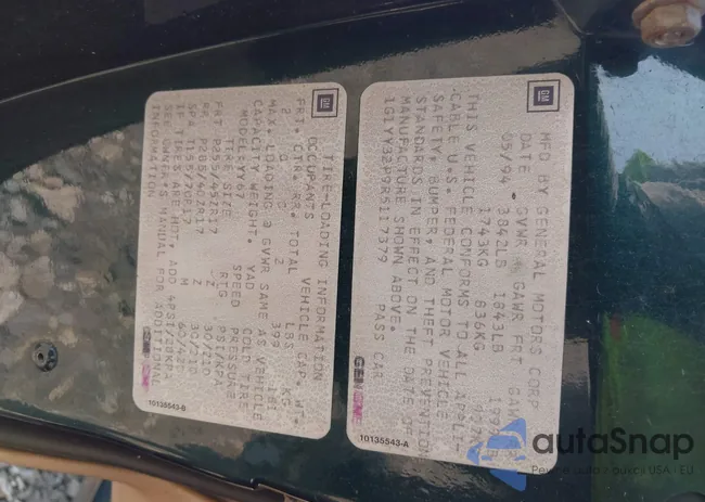 1G1YY32P9R5117379: 42901023