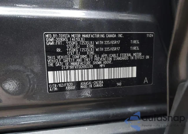 2T3F1RFV7SC495599: 42901081