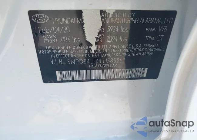 5NPD84LF0LH585851: 42901128