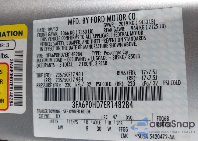 3FA6P0HD7ER148284: 42901846