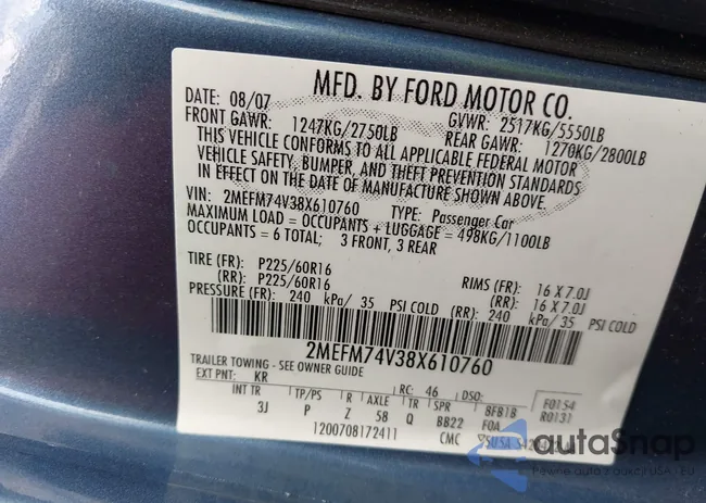 2MEFM74V38X610760: 42902020