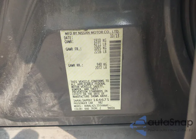 1N4AL3AP0EC164675: 42902787