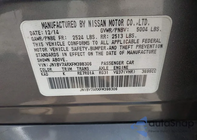 JN1BV7ARXFM398306: 42903157