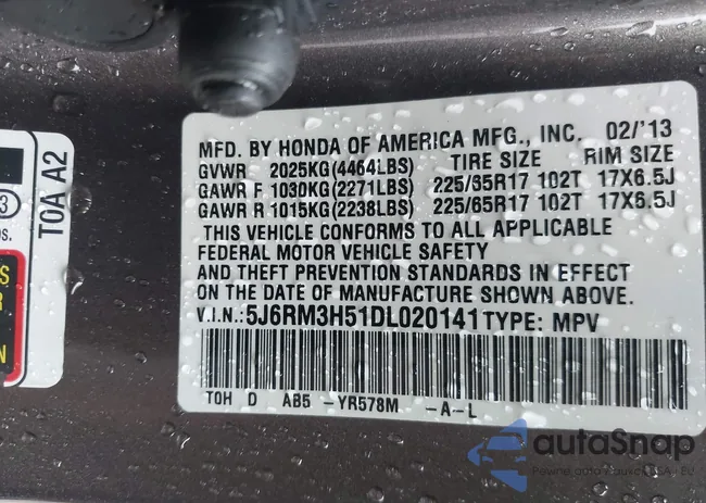 5J6RM3H51DL020141: 42902293