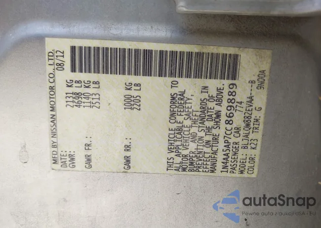 1N4AA5AP7CC869889: 42902353