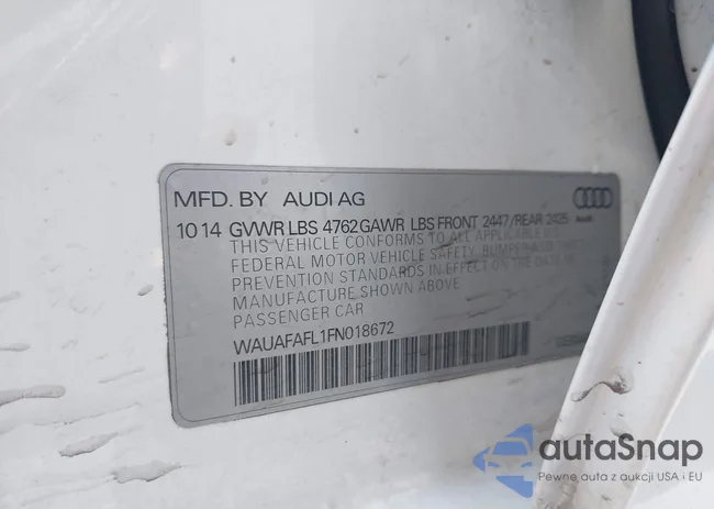 WAUAFAFL1FN018672: 42902562