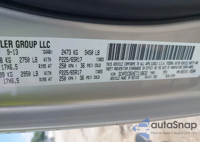 3C4PDCBGXET118632: 42902634