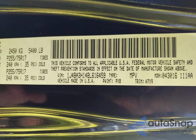 1J4BA3H14BL616459: 42904033