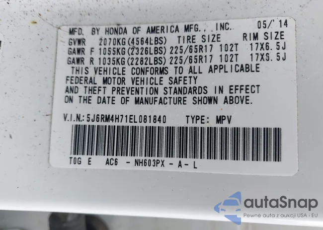 5J6RM4H71EL081840: 42904063