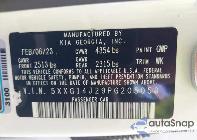 5XXG14J29PG205053: 42903534