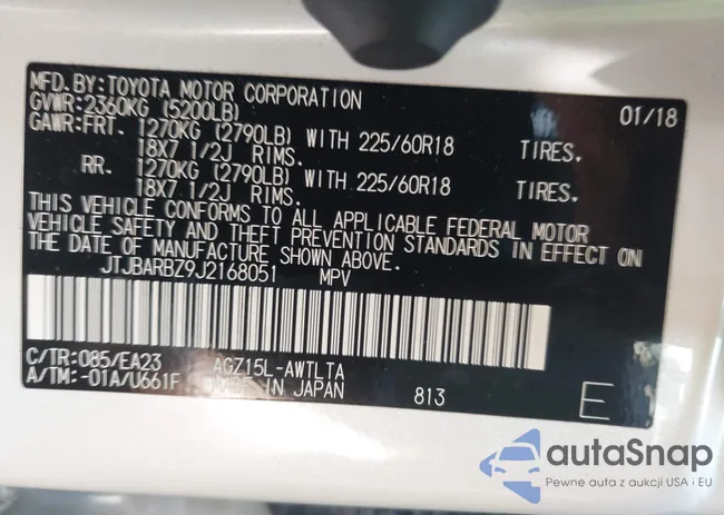 JTJBARBZ9J2168051: 42905127