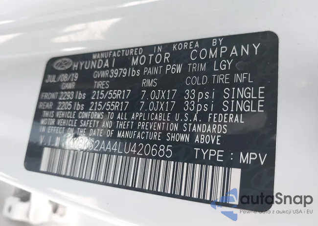 KM8K62AA4LU420685: 42905209