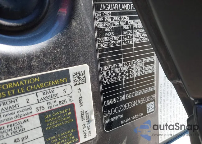 SADCZ2EE8NA693828: 42904381