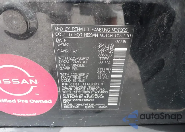 KNMAT2MV8JP615210: 42904537