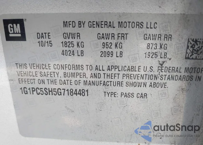 1G1PC5SH5G7184481: 42905806